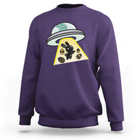 Funny Easter Day UFO Alien Bunny Sweatshirt