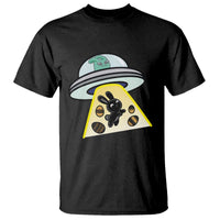 Funny Easter Day UFO Alien Bunny T Shirt