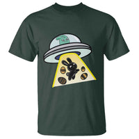 Funny Easter Day UFO Alien Bunny T Shirt