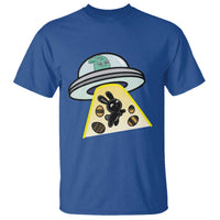 Funny Easter Day UFO Alien Bunny T Shirt
