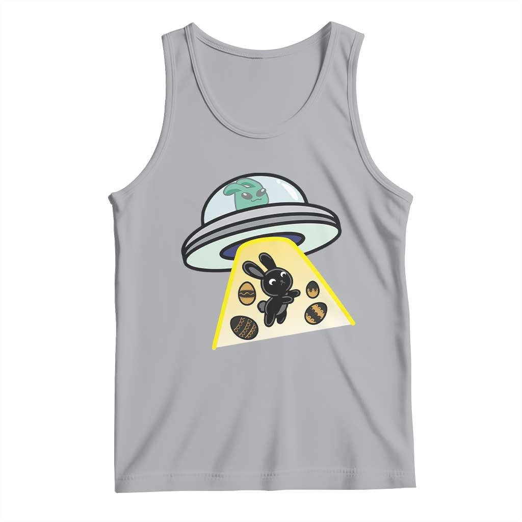 Funny Easter Day UFO Alien Bunny Tank Top