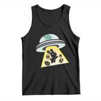 Funny Easter Day UFO Alien Bunny Tank Top