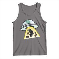 Funny Easter Day UFO Alien Bunny Tank Top