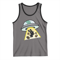 Funny Easter Day UFO Alien Bunny Tank Top