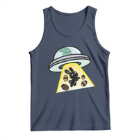 Funny Easter Day UFO Alien Bunny Tank Top