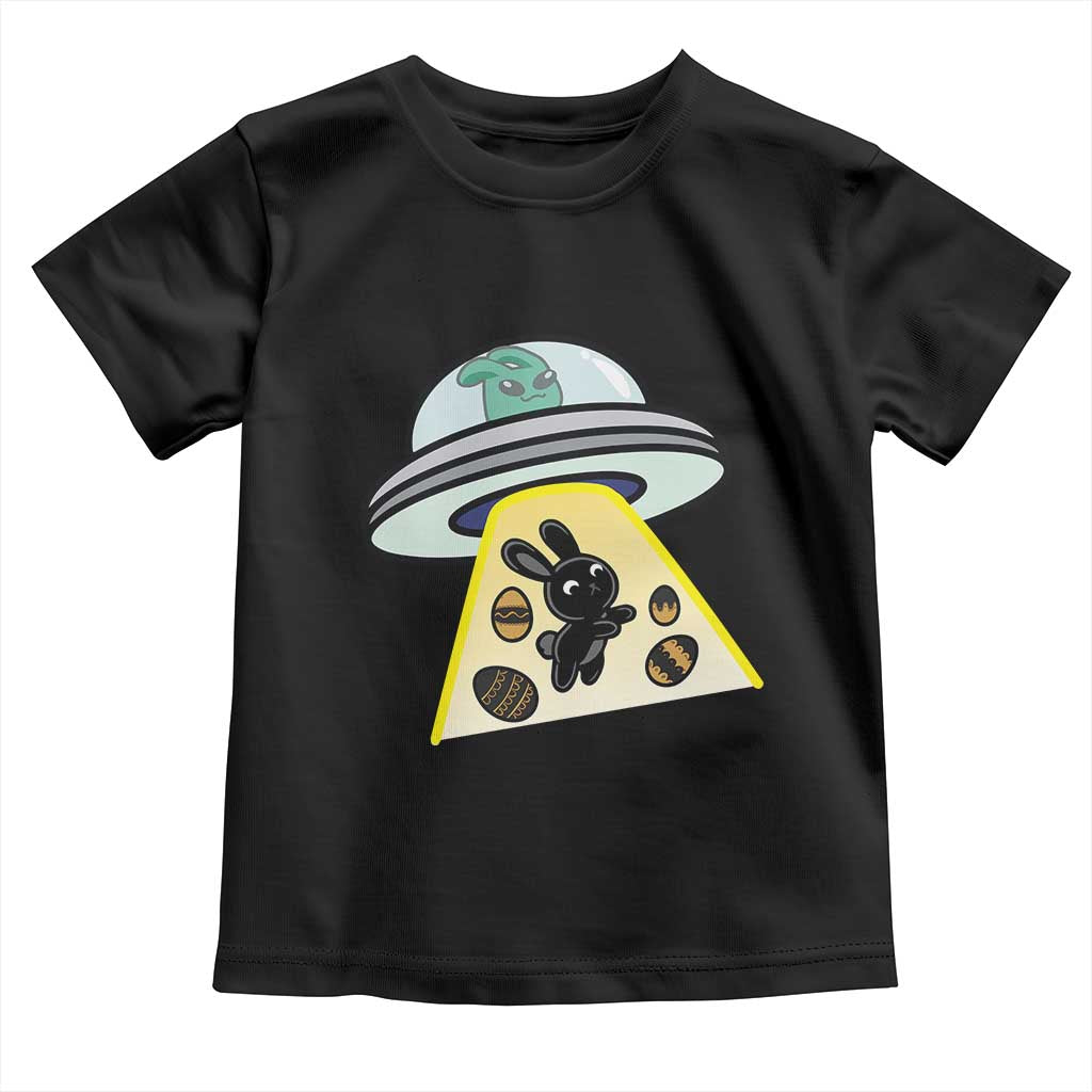 Funny Easter Day UFO Alien Bunny Toddler T Shirt