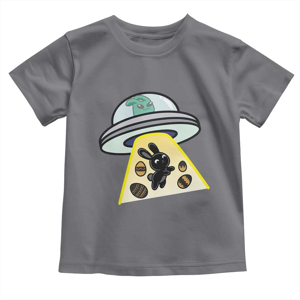 Funny Easter Day UFO Alien Bunny Toddler T Shirt