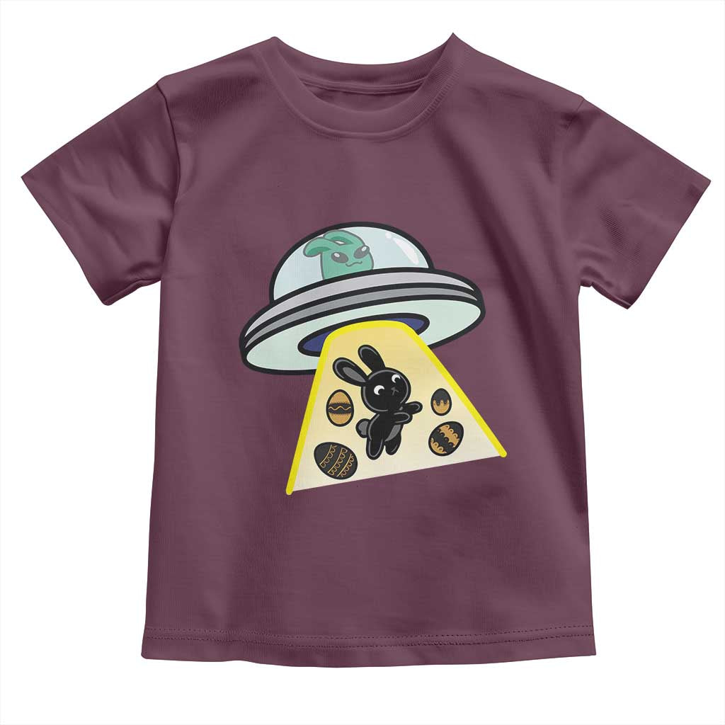Funny Easter Day UFO Alien Bunny Toddler T Shirt