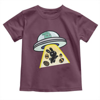 Funny Easter Day UFO Alien Bunny Toddler T Shirt