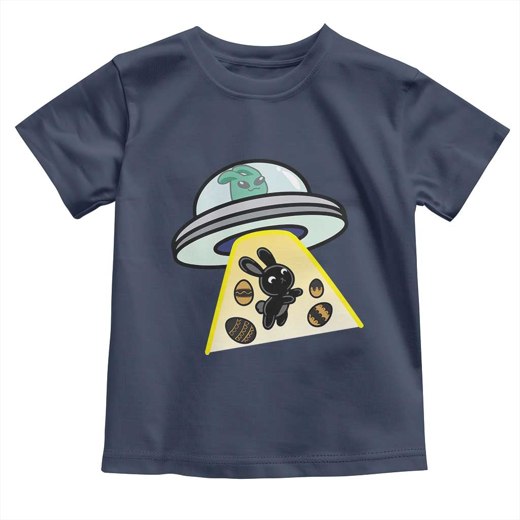 Funny Easter Day UFO Alien Bunny Toddler T Shirt