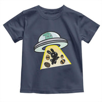 Funny Easter Day UFO Alien Bunny Toddler T Shirt