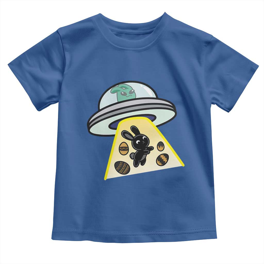 Funny Easter Day UFO Alien Bunny Toddler T Shirt