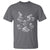 Funny Easter Day Spooky Bunny Chicks Skeleton T Shirt