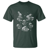 Funny Easter Day Spooky Bunny Chicks Skeleton T Shirt