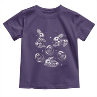 Funny Easter Day Spooky Bunny Chicks Skeleton Toddler T Shirt