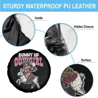 Funny Easter Day Western Spare Tire Cover Bunny Up Cowgirl Country Bunny