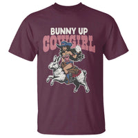Funny Easter Day Western T Shirt Bunny Up Cowgirl Country Bunny