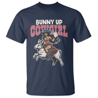 Funny Easter Day Western T Shirt Bunny Up Cowgirl Country Bunny