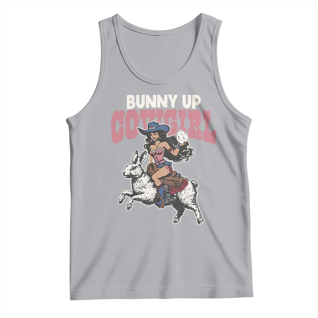 Funny Easter Day Western Tank Top Bunny Up Cowgirl Country Bunny