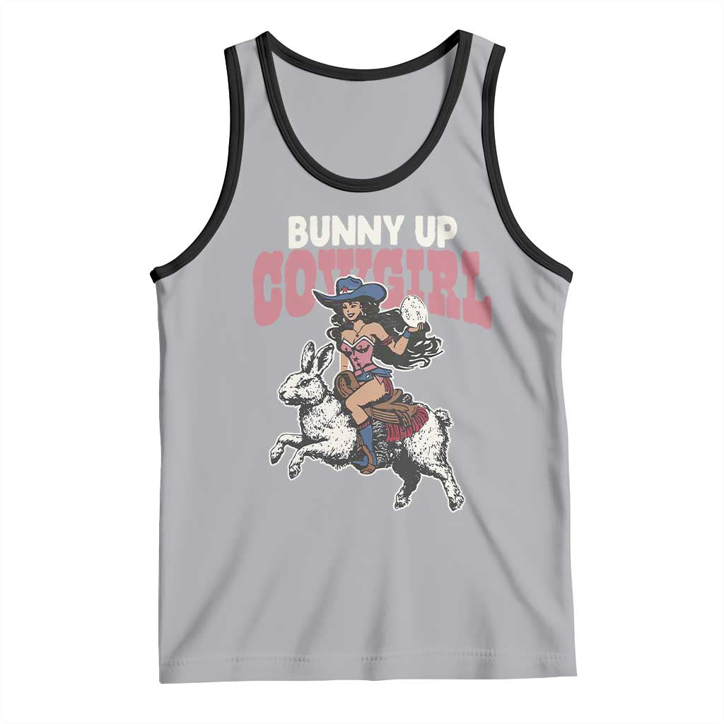 Funny Easter Day Western Tank Top Bunny Up Cowgirl Country Bunny