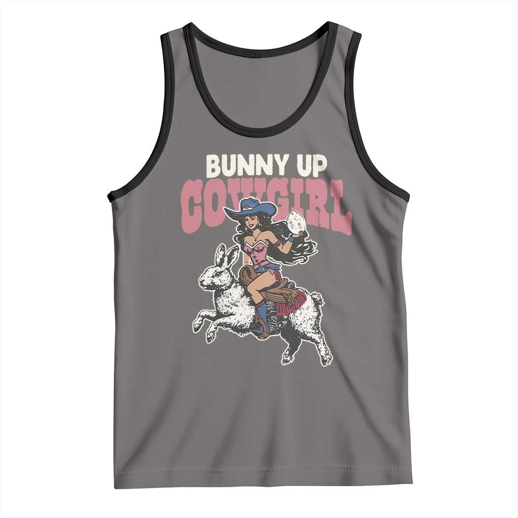 Funny Easter Day Western Tank Top Bunny Up Cowgirl Country Bunny