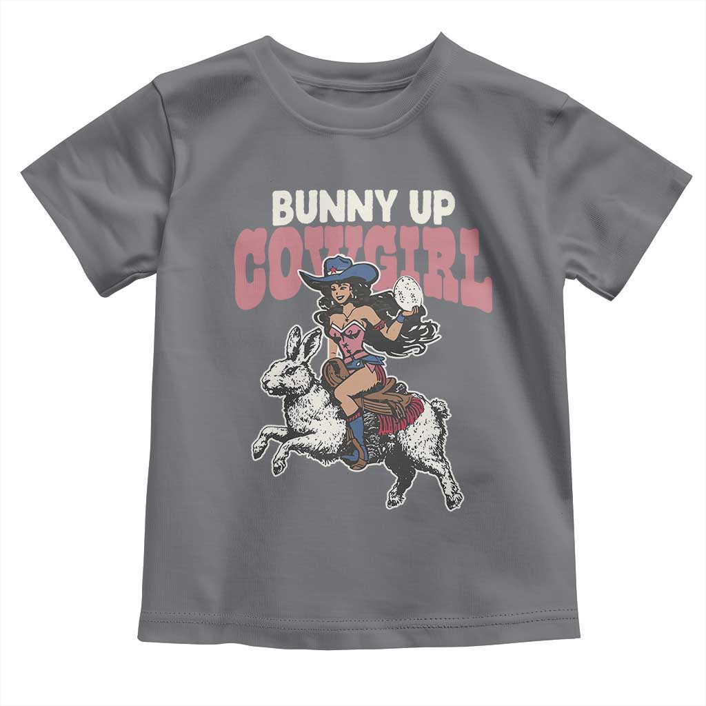 Funny Easter Day Western Toddler T Shirt Bunny Up Cowgirl Country Bunny