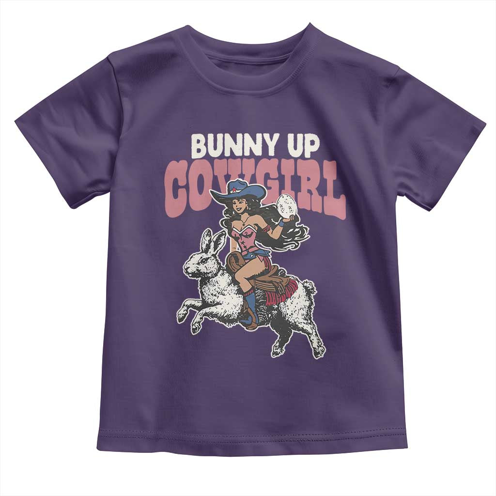 Funny Easter Day Western Toddler T Shirt Bunny Up Cowgirl Country Bunny