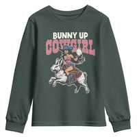 Funny Easter Day Western Youth Sweatshirt Bunny Up Cowgirl Country Bunny