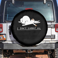 Funny Rabbit I Don't Carrot All Spare Tire Cover Lazy Bunny Easter Day