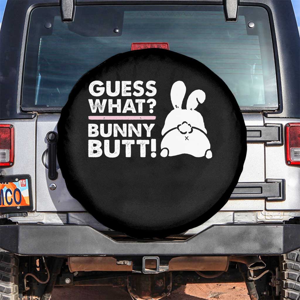 Funny Rabbit Guess What Bunny Butt Spare Tire Cover