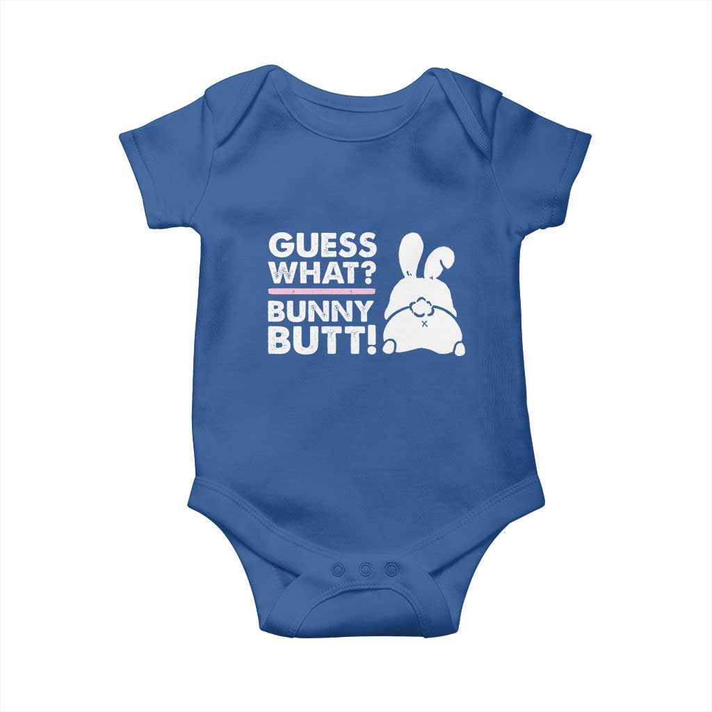 Funny Rabbit Guess What Bunny Butt Baby Onesie