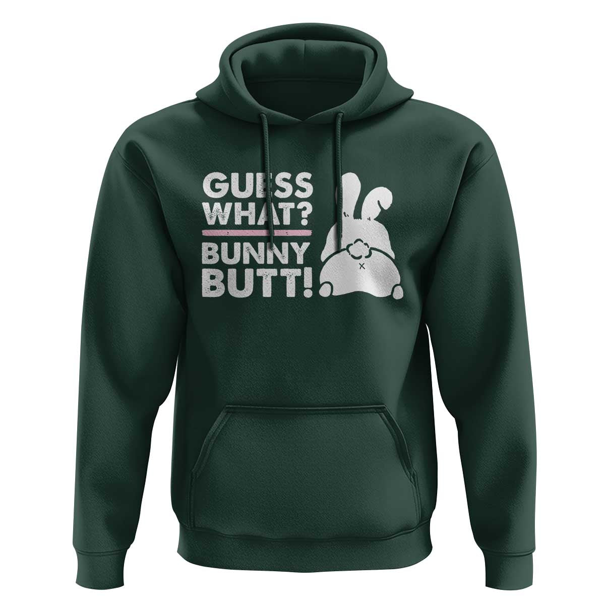 Funny Rabbit Guess What Bunny Butt Hoodie