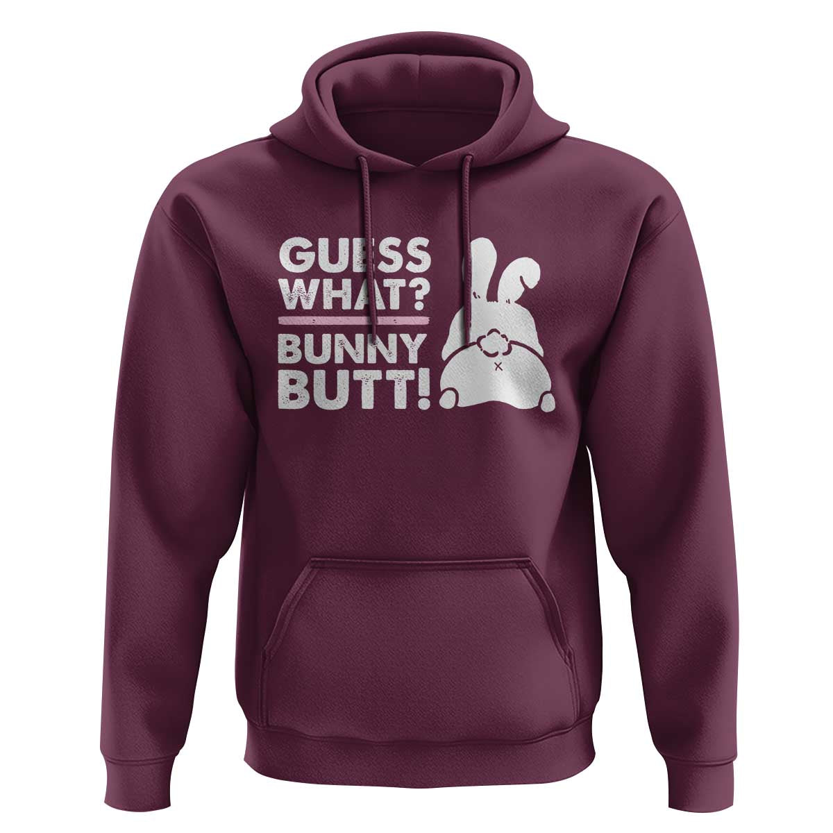 Funny Rabbit Guess What Bunny Butt Hoodie