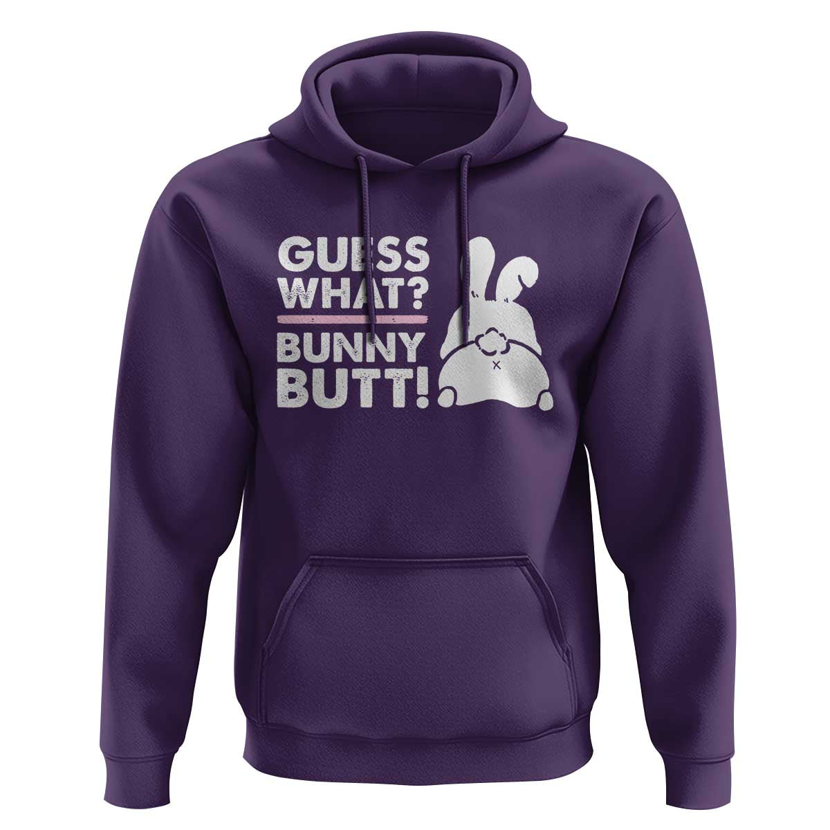 Funny Rabbit Guess What Bunny Butt Hoodie