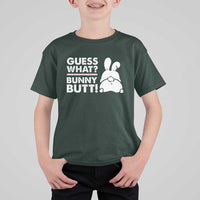 Funny Rabbit Guess What Bunny Butt T Shirt For Kid