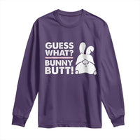 Funny Rabbit Guess What Bunny Butt Long Sleeve Shirt