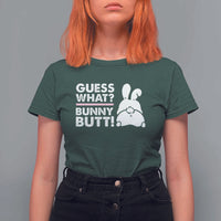 Funny Rabbit Guess What Bunny Butt T Shirt For Women