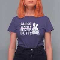 Funny Rabbit Guess What Bunny Butt T Shirt For Women