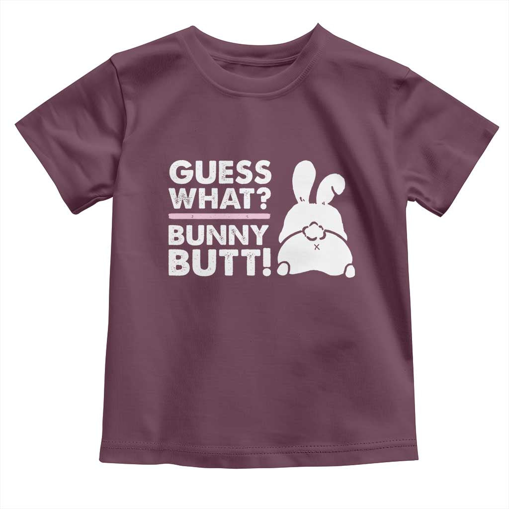 Funny Rabbit Guess What Bunny Butt Toddler T Shirt