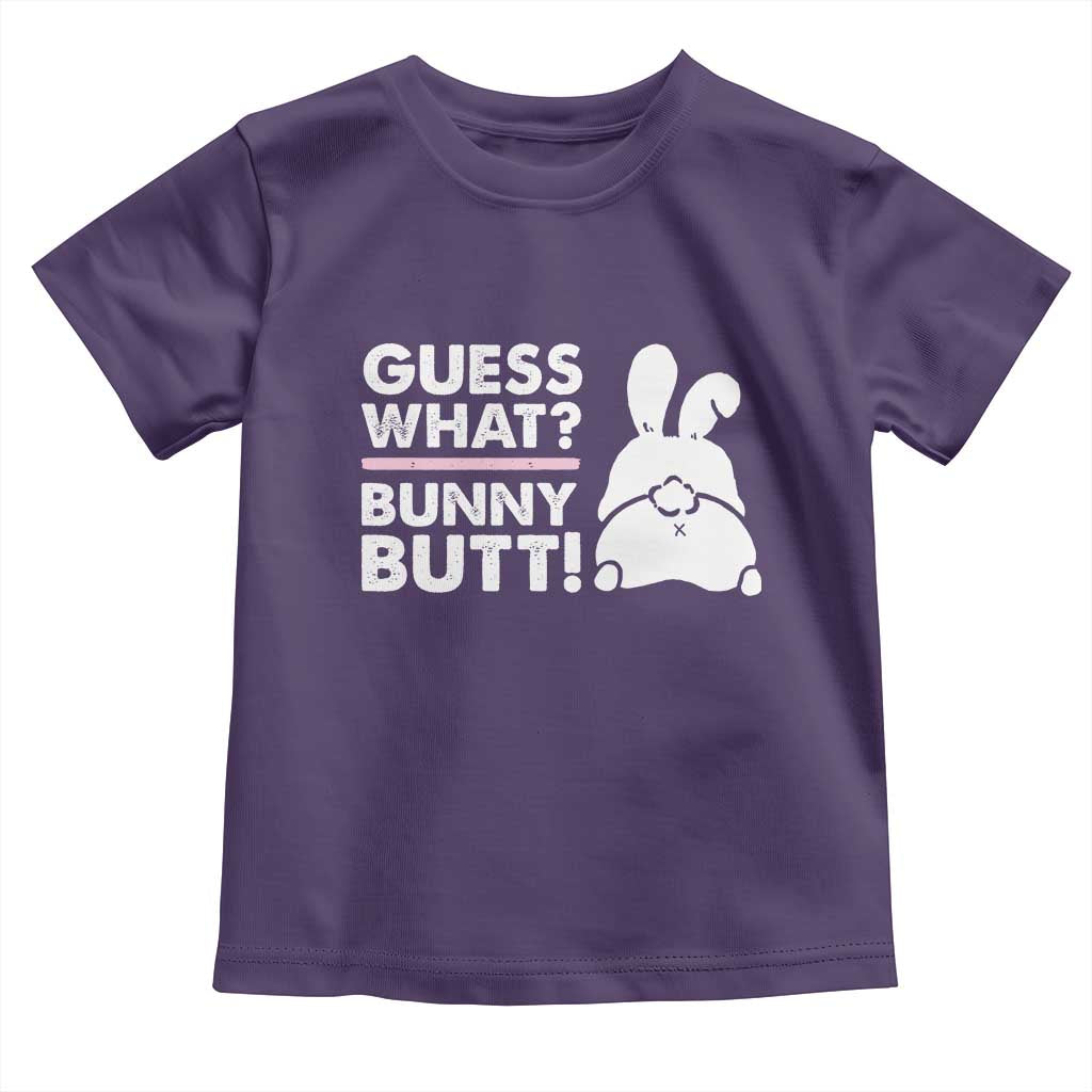 Funny Rabbit Guess What Bunny Butt Toddler T Shirt