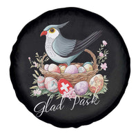 Funny Swedish Easter Day Spare Tire Cover Glad Pask Easter Eggs Cuckoo Bird