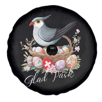 Funny Swedish Easter Day Spare Tire Cover Glad Pask Easter Eggs Cuckoo Bird