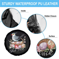 Funny Swedish Easter Day Spare Tire Cover Glad Pask Easter Eggs Cuckoo Bird