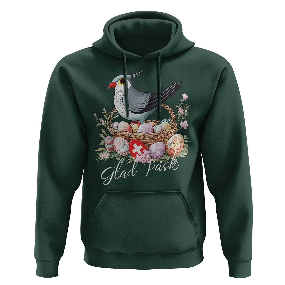 Funny Swedish Easter Day Hoodie Glad Pask Easter Eggs Cuckoo Bird
