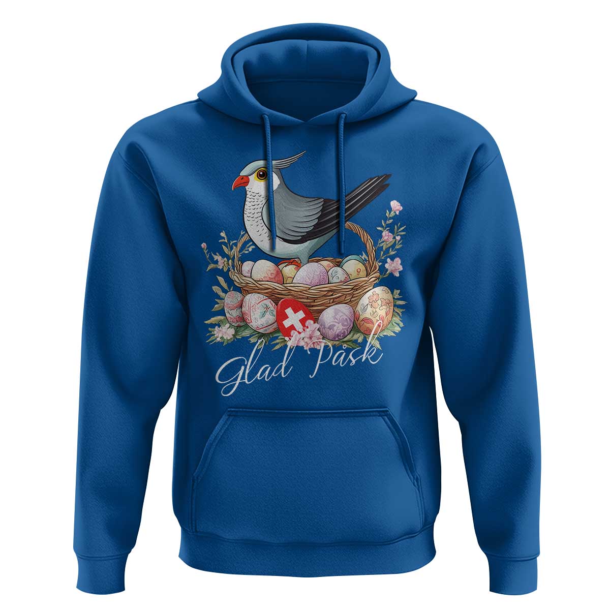 Funny Swedish Easter Day Hoodie Glad Pask Easter Eggs Cuckoo Bird