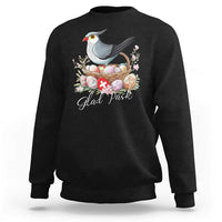 Funny Swedish Easter Day Sweatshirt Glad Pask Easter Eggs Cuckoo Bird