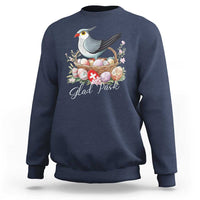 Funny Swedish Easter Day Sweatshirt Glad Pask Easter Eggs Cuckoo Bird
