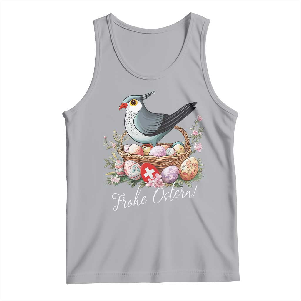 Funny Swedish Easter Day Tank Top Glad Pask Easter Eggs Cuckoo Bird