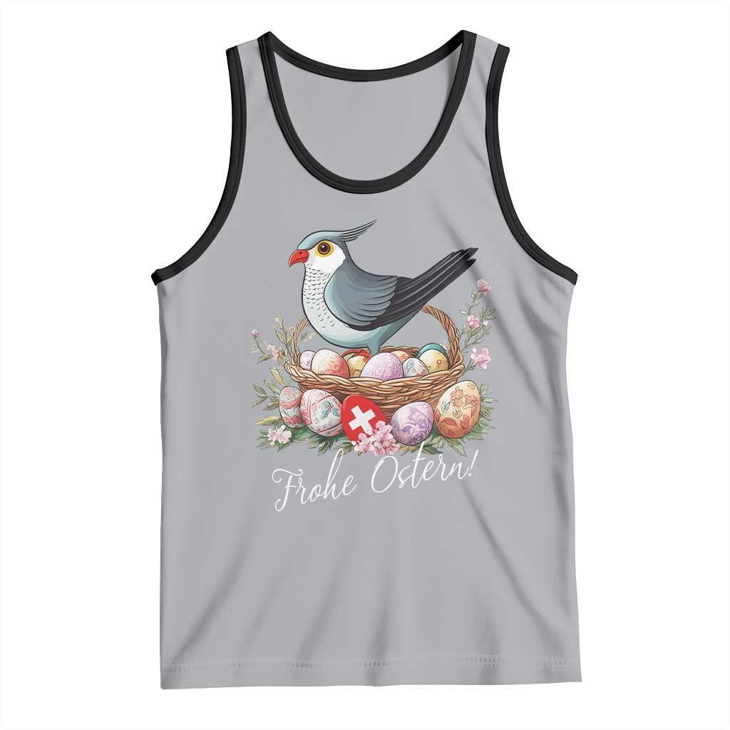 Funny Swedish Easter Day Tank Top Glad Pask Easter Eggs Cuckoo Bird