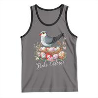 Funny Swedish Easter Day Tank Top Glad Pask Easter Eggs Cuckoo Bird